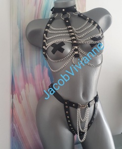 Ham chilot accesorizat piele naturala - Img 1