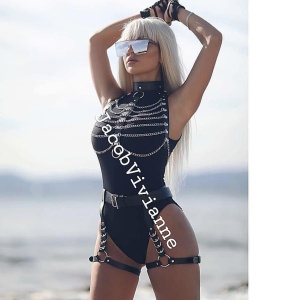 Ham picior piele naturala accesorizat