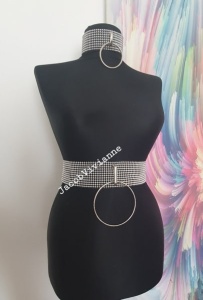 Set brau si choker margele