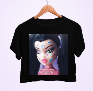 Tricou the eyes chico they never lie - Img 1