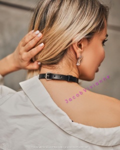 Choker Simple piele naturala - Img 3