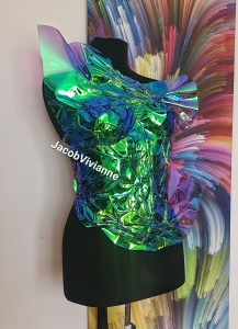 Corset Cameleon Ysabella- Corset cu reflexii -isi schimba culoarea - Img 1