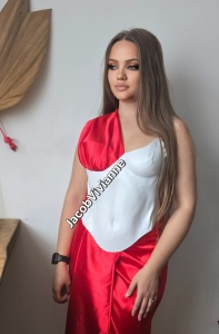 Corset Cyber Bassh - Corset plastic alb o cupa minimalist