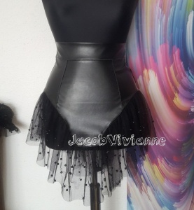 Fusta tulle margele