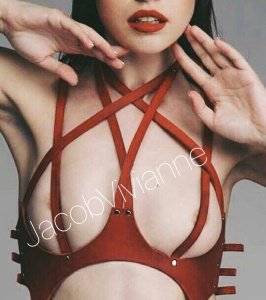 Ham bust / sutien piele naturala