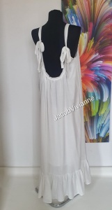 Rochie alba din IN cu spatele gol - Img 3