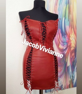 Rochie snur piele naturala - Img 1