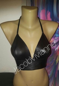 Top piele naturala