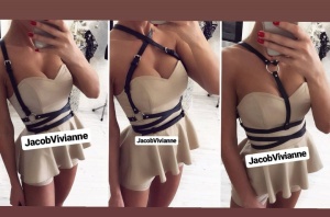 Ham bust versatil piele naturala