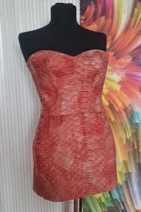 Set corset si fusta crocodil - Img 1