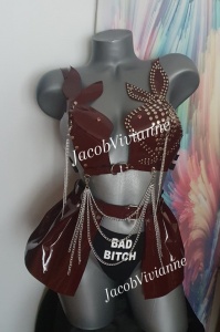 Sutien lacuita PLAYBOY piele naturala
