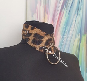 Choker texturat ghepard - Img 2