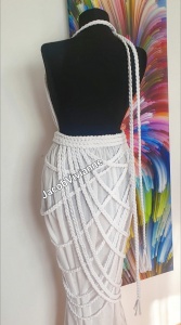 Rochie IN cu fusta din snur - Img 3