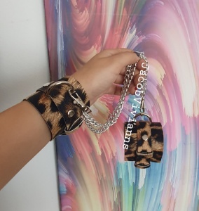 Set masca choker cu lesa si set catuse ghepard - Img 3