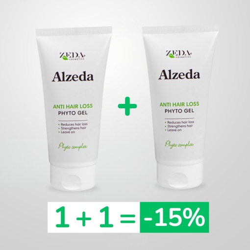 2x Фитогел против косопад ALZEDA 1+1 = -15%