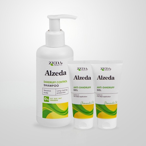 SET -  1 DANDRUFF CONTROL SHAMPOO + 2 GELS