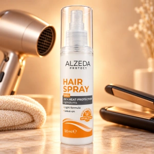 Защитен спрей за коса ALZEDA Protect с Термозащитни и UV съставки (без отмиване)
