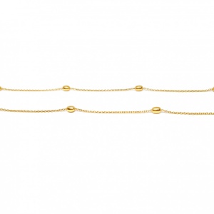 Colier Golden Beads 41 cm - Img 3