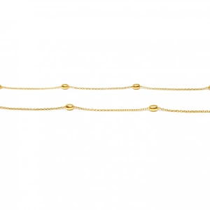 Colier Golden Beads 44 cm - Img 3