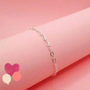 Bratara de glezna hearts