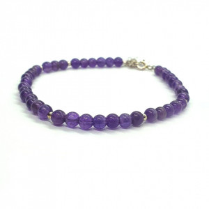 Bratara Ametist small beads - Img 2