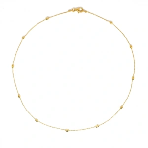Colier Golden Beads 44 cm - Img 4