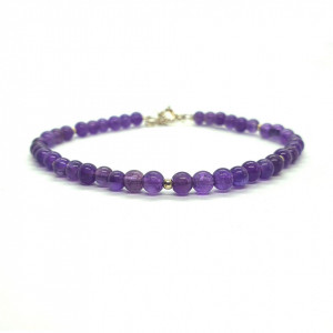 Bratara Ametist small beads - Img 1