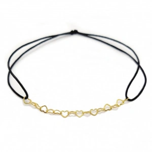 Bratara de glezna Golden Hearts