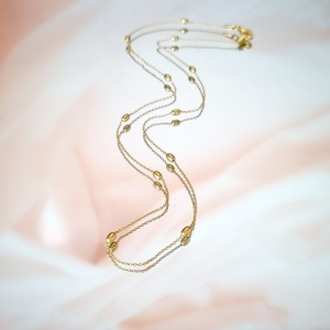 Colier Golden Beads 41 cm - Img 2