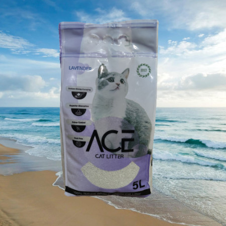 ACE 5L Lavender super-klupčajući posip za mačke