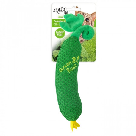 Afp 2448 igracka za macke 29cm Green Rush - Zucchini Cuddler