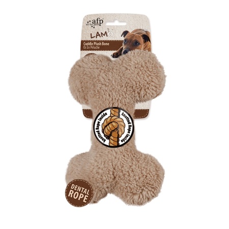 Afp 5418 Igracka za pse 23 x 15 x 6 cm Lambswool Plush Bone - Img 2