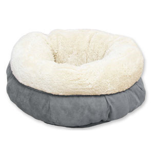 Afp 2136 Lezaljka za macke 45*45*25cm Lambswool - Donut Bed- Grey