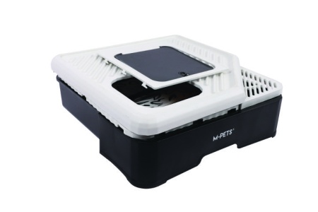 M-PETS 20104399 Toalet TERRA FORMA ECO Black Floral 50*52*48cm - Img 4