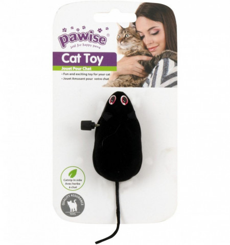 Pawise 28130 igracka za macke miš na navijanje 7cm 1kom Cat Running mouse