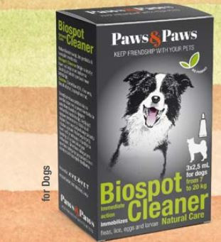 BIOSPOT CLEANER 2.5ML (1 ampula) 7-20KG DOG