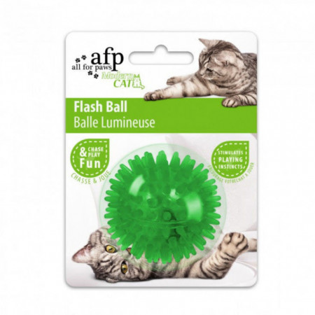 Afp 2087 igracka za macke Svjetleca loptica 5cm *1kom Blue/Green/Orange/Pink - Img 4