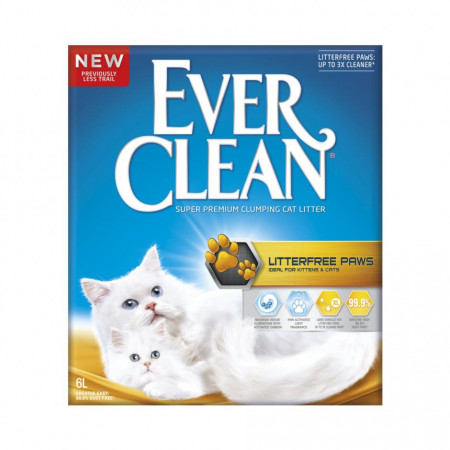 EVER CLEAN posip za mačke Litter free Paws 6L