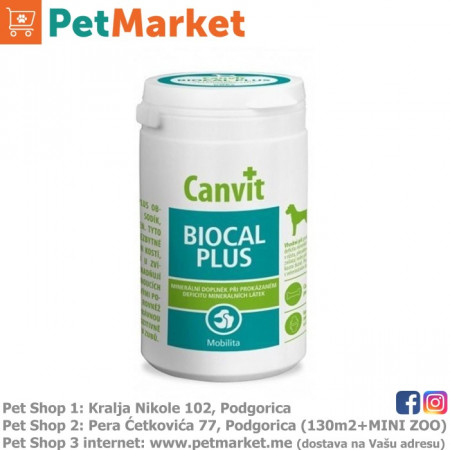 Kalcijum Canvit Biocal Plus (za pse) 230g 230tbl