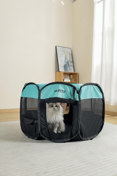 M-PETS 10704199 Ograda za pse Octagon Puppy Pen S 75 x 70.5 x 50 cm - Ø 75 cm - S - Img 2
