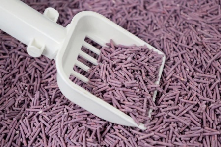 Soya - Tofu - Posip za mačke 6L Miris LAVANDA - Img 3