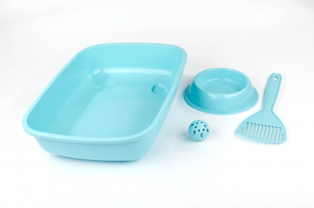 80500 SET ZA MACICE (toalet, lopatica, igracka, posuda) WELCOME kit GeorPlast