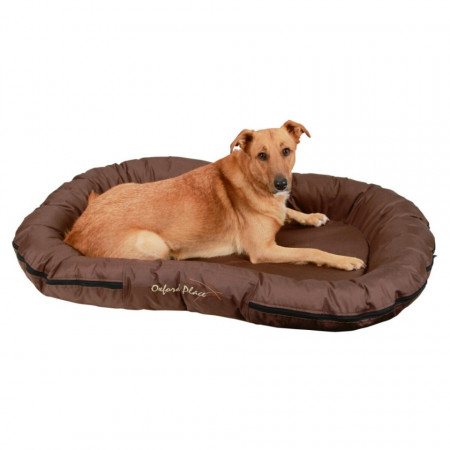 Kerbl 84992 Ležaljka 100x70x15 cm Cushion Oxford Place brown,