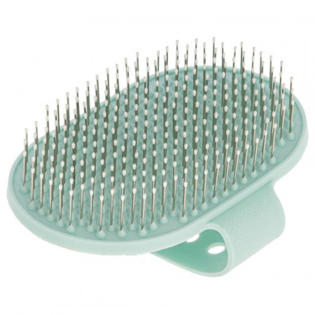 Kerbl 80076 Četka Terrier Curry Comb, 13x8cm Turquoise