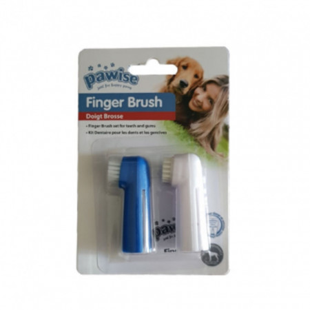 Pawise 11552 cetkica za zube Finger Brush 2PK