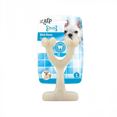 Afp 4190 dental igracka za pse 9*6,3*2,5cm Dental Chew - Easy Grab Wish Bone - Small - Img 2
