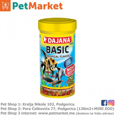 Dajana Pet Basic Tropical Flakes 100ml