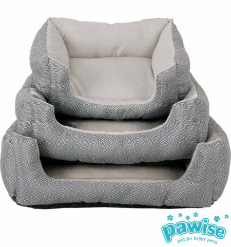 Pawise 12446 ležaljka za pse 63.5cm*63cm x1kom Square Dog Bed-grey L