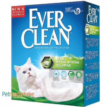 EVER CLEAN Posip za mačke Extra Strenght Scented 6L