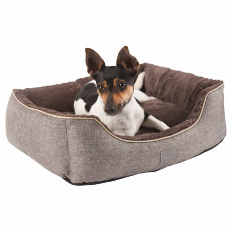 Kerbl 81316 Ležaljka 60x50x17cm Snugly bed Samuel silver/darkgrey,